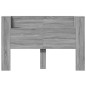 vidaXL Cabecero de cama con luz LED gris Sonoma 160x16,5x103,5 cm