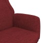 vidaXL Sillón de relax de tela color rojo tinto vidaXL Sillón de relax de tela color rojo tinto