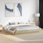 vidaXL Estructura de cama madera de ingeniería roble Sonoma 180x200 cm vidaXL Estructura de cama madera de ingeniería roble Sonoma 180x200 cm