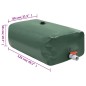 vidaXL Depósito de agua plegable con grifo PVC 500 l