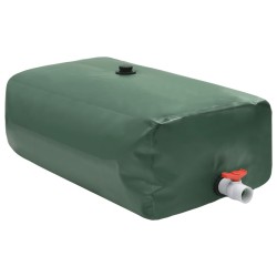 vidaXL Depósito de agua plegable con grifo PVC 1500 l