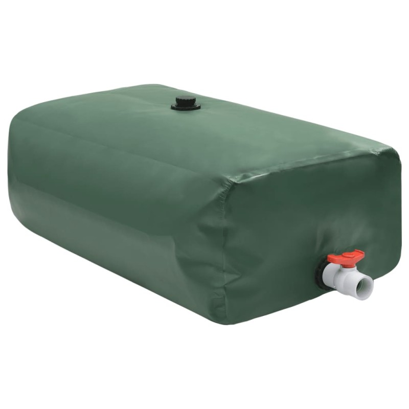 vidaXL Depósito de agua plegable con grifo PVC 1500 l vidaXL Depósito de agua plegable con grifo PVC 1500 l