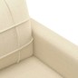 vidaXL Sofá de 2 plazas de tela color crema 120 cm vidaXL Sofá de 2 plazas de tela color crema 120 cm