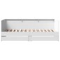 vidaXL Tumbona con cajones madera de ingeniería blanco 90x190 cm vidaXL Tumbona con cajones madera de ingeniería blanco 90x190 cm