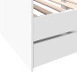 vidaXL Tumbona con cajones madera de ingeniería blanco 90x190 cm vidaXL Tumbona con cajones madera de ingeniería blanco 90x190 cm