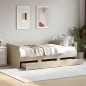 vidaXL Tumbona con cajones madera ingeniería roble Sonoma 100x200 cm vidaXL Tumbona con cajones madera ingeniería roble Sonoma 100x200 cm