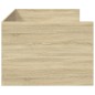vidaXL Tumbona con cajones madera ingeniería roble Sonoma 100x200 cm vidaXL Tumbona con cajones madera ingeniería roble Sonoma 100x200 cm
