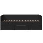 vidaXL Tumbona con cajones madera de ingeniería negro 90x190 cm vidaXL Tumbona con cajones madera de ingeniería negro 90x190 cm