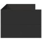 vidaXL Tumbona con cajones madera de ingeniería negro 90x190 cm vidaXL Tumbona con cajones madera de ingeniería negro 90x190 cm