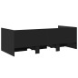 vidaXL Tumbona con cajones madera de ingeniería negro 90x190 cm vidaXL Tumbona con cajones madera de ingeniería negro 90x190 cm