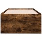 vidaXL Tumbona con cajones madera ingeniería roble ahumado 90x190 cm vidaXL Tumbona con cajones madera ingeniería roble ahumado 90x190 cm
