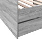 vidaXL Tumbona con cajones madera ingeniería gris Sonoma 90x190 cm vidaXL Tumbona con cajones madera ingeniería gris Sonoma 90x190 cm