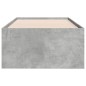 vidaXL Tumbona con cajones madera ingeniería gris hormigón 100x200 cm vidaXL Tumbona con cajones madera ingeniería gris hormigón 100x200 cm