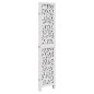vidaXL Biombo separador de 4 paneles madera maciza Paulownia blanco vidaXL Biombo separador de 4 paneles madera maciza Paulownia blanco
