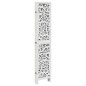 vidaXL Biombo separador de 6 paneles madera maciza Paulownia blanco vidaXL Biombo separador de 6 paneles madera maciza Paulownia blanco