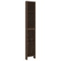 vidaXL Biombo separador de 6 paneles madera paulownia marrón oscuro vidaXL Biombo separador de 6 paneles madera paulownia marrón oscuro