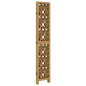 vidaXL Biombo separador de 6 paneles madera maciza paulownia marrón vidaXL Biombo separador de 6 paneles madera maciza paulownia marrón