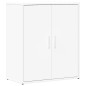 vidaXL Aparador de madera de ingeniería blanco 60x31x70 cm vidaXL Aparador de madera de ingeniería blanco 60x31x70 cm