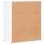 vidaXL Aparador de madera de ingeniería blanco 60x31x70 cm vidaXL Aparador de madera de ingeniería blanco 60x31x70 cm