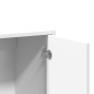 vidaXL Aparador de madera de ingeniería blanco 60x31x70 cm vidaXL Aparador de madera de ingeniería blanco 60x31x70 cm