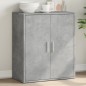 vidaXL Aparador de madera de ingeniería gris hormigón 60x31x70 cm