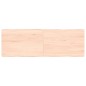 vidaXL Tablero de mesa madera maciza borde natural 120x40x(2-6) cm