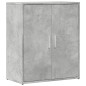 vidaXL Aparador de madera de ingeniería gris hormigón 60x31x70 cm