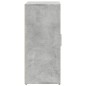 vidaXL Aparador de madera de ingeniería gris hormigón 60x31x70 cm