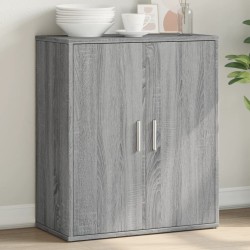 vidaXL Aparador de madera de ingeniería gris Sonoma 60x31x70 cm