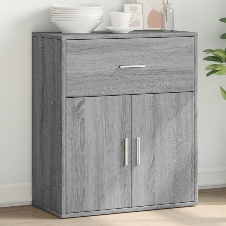vidaXL Aparador de madera de ingeniería gris Sonoma 60x31x70 cm