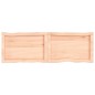 vidaXL Tablero de mesa madera maciza borde natural 120x40x(2-6) cm