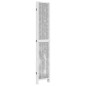 vidaXL Biombo separador de 5 paneles madera maciza Paulownia blanco vidaXL Biombo separador de 5 paneles madera maciza Paulownia blanco