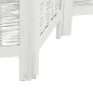 vidaXL Biombo separador de 5 paneles madera maciza Paulownia blanco vidaXL Biombo separador de 5 paneles madera maciza Paulownia blanco