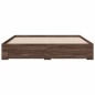 vidaXL Cama con cajones madera ingeniería marrón roble 180x200 cm vidaXL Cama con cajones madera ingeniería marrón roble 180x200 cm