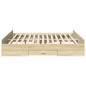 vidaXL Cama con cajones madera ingeniería roble Sonoma 200x200 cm vidaXL Cama con cajones madera ingeniería roble Sonoma 200x200 cm