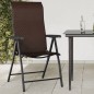 vidaXL Sillas de jardín plegables 2 unidades ratán sintético marrón vidaXL Sillas de jardín plegables 2 unidades ratán sintético marrón