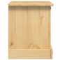 vidaXL Mesita de noche Corona madera maciza de pino 53x39x50 cm vidaXL Mesita de noche Corona madera maciza de pino 53x39x50 cm