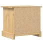 vidaXL Mesita de noche Corona madera maciza de pino 53x39x50 cm vidaXL Mesita de noche Corona madera maciza de pino 53x39x50 cm