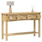 vidaXL Mesa consola Corona madera maciza de pino 114x34,5x73 cm vidaXL Mesa consola Corona madera maciza de pino 114x34,5x73 cm