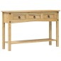 vidaXL Mesa consola Corona madera maciza de pino 114x34,5x73 cm vidaXL Mesa consola Corona madera maciza de pino 114x34,5x73 cm