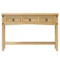 vidaXL Mesa consola Corona madera maciza de pino 114x34,5x73 cm vidaXL Mesa consola Corona madera maciza de pino 114x34,5x73 cm