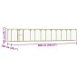 vidaXL Jaula gallinero madera impregnada pino y acero 9x1,5x1,5 m vidaXL Jaula gallinero madera impregnada pino y acero 9x1,5x1,5 m