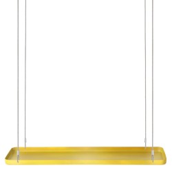 Esschert Design Bandeja colgante para plantas rectangular dorada L