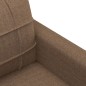 vidaXL Sofá de 2 plazas de tela marrón 140 cm vidaXL Sofá de 2 plazas de tela marrón 140 cm