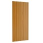 vidaXL Panel de tejado acero galvanizado color madera 12 uds 100x45 cm vidaXL Panel de tejado acero galvanizado color madera 12 uds 100x45 cm