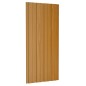 vidaXL Panel de tejado acero galvanizado color madera 12 uds 100x45 cm vidaXL Panel de tejado acero galvanizado color madera 12 uds 100x45 cm