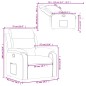 vidaXL Sillón reclinable de cuero sintético gris vidaXL Sillón reclinable de cuero sintético gris
