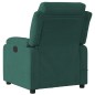 vidaXL Sillón de masaje reclinable de terciopelo verde oscuro vidaXL Sillón de masaje reclinable de terciopelo verde oscuro