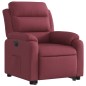 vidaXL Sillón eléctrico reclinable elevable de tela rojo tinto vidaXL Sillón eléctrico reclinable elevable de tela rojo tinto