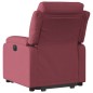 vidaXL Sillón eléctrico reclinable elevable de tela rojo tinto vidaXL Sillón eléctrico reclinable elevable de tela rojo tinto